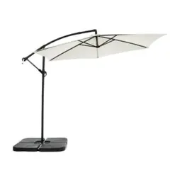 グリーン】直径300cm 30+UPF紫外線360度回転 2層 専用ベース付き