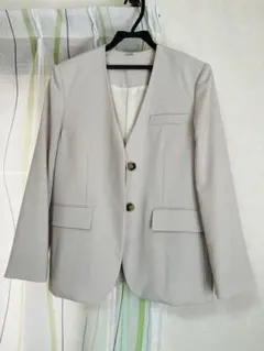 ミラオーウェン　ノーカラージャケット　Oサイズ