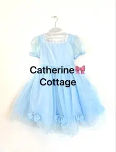 Catherine Cottage美品✨リボン付き水色ドレス
