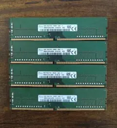 動作確認済み】8GB x 4枚 DDR4 2666V ECC サーバー用メモリ - メルカリ