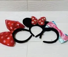 ディズニー カチューシャ 3点セットミニー アリエル ランド シー