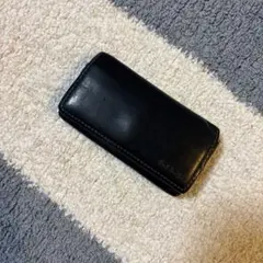 Paul Smith ポールスミス　ブラック レザー キーケース