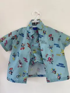 【汚れなし美品】ディズニー 半袖シャツ ズボン セットアップ 90cm