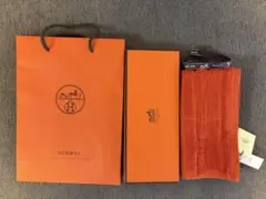 くろべー 様専用⭐️HERMES エルメス タオルセット H柄 オレンジ 2枚