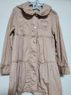 お値下げ中 ポンポネット 上着 スプリングコート 130cm フード取外し可