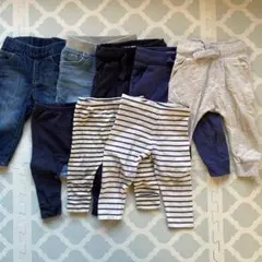 【おまとめ商品】ベビー服 ボトムス 8点セット 80cm