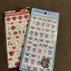 【正規品】スティッチ、ベイマックスBONBON DROP ミニシールセット 2枚