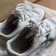 体育館シューズ23.５MoonStarグリーン GYMSTAR ムーンスター