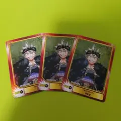 3枚　ブラッククローバー　アスタ　SCF2026　アニメイト特典　SCFカード