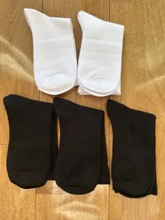 男女兼用靴下 ビジネスソックス 5足セット通気 汗吸収 無臭 23-28cm