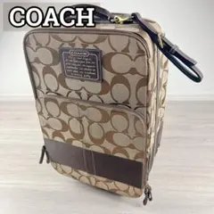 COACH コーチ　シグネチャー キャリーケース F77280 総柄　バッグのサムネイル