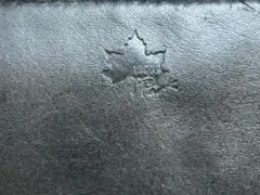 黒 レザー 長財布（カナダ、ヴィンテージ） 皮、高品質な皮