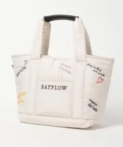 BAY FLOW 刺繍パフロゴトート(M)のサムネイル