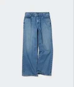 ユニクロ　バギージーンズ　ブルー　221-460711