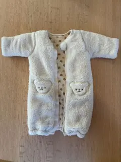 クマデザインのカバーオール 50-70cm