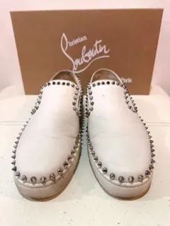 Christian Louboutin ルブタン メンズ スタッズ スリッポン