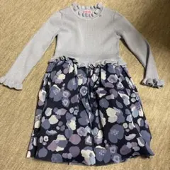 Kate spade ケイトスペード ニット フラワーチュール ワンピース120