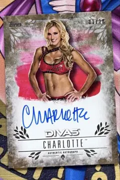 Topps WWE Charlotte 直筆サインカード 10枚限定 - メルカリ