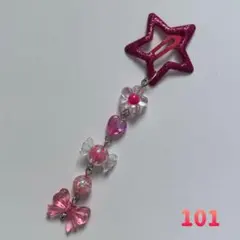 星型ヘアピン　ユラユラ　アクセサリー