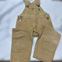 ミキハウス　ベージュ デニム オーバーオール