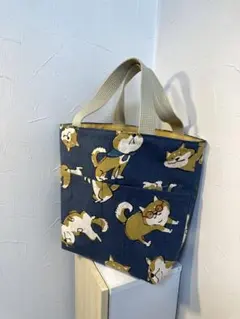 柴犬イラストのトートバッグ