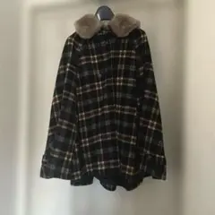 axes femme アクシーズファム ポンチョ コート