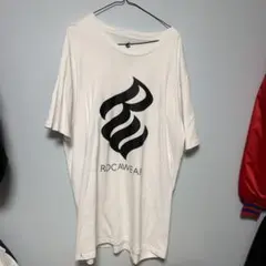 ROCAWEAR Tシャツ ホワイト ロゴプリントのサムネイル