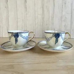 オールドノリタケ ラスター彩 ブルーリボン RC印 飾り皿 大皿 30cm