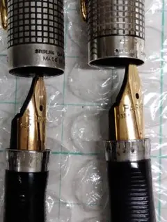 【初期モデル】PARKER スターリング製 万年筆 ペン先 14K・ボールペン 初期モデル】PARKER スターリング製 万年筆 ペン先 14K・ボールペン