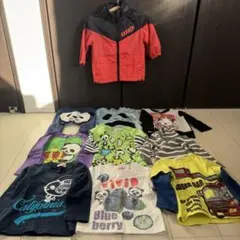 子供用Tシャツ、パンツとジャケット10点セット
