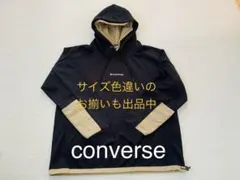 converse フード付きパーカー M