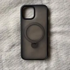 iPhone15用ケース　リングマグネット　MagSafe ワイヤレス充電対応