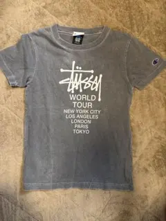 Stüssy キッズ　チャンピオンコラボTシャツ