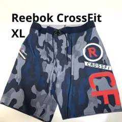 Reebok CrossFit カモフラ ショートパンツ　トレーニング 紺　XLのサムネイル