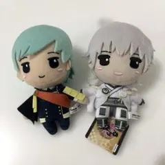 刀剣乱舞 ぬいぐるみ マスコット 鶴丸国永 一期一振2点セット