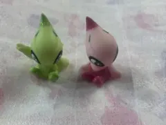 ポケモン 指人形 セレビィ 通常 色違い 2体セットのサムネイル