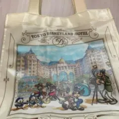 東京ディズニーランドホテル　トートバック　ラミネート加工　新品　超美品