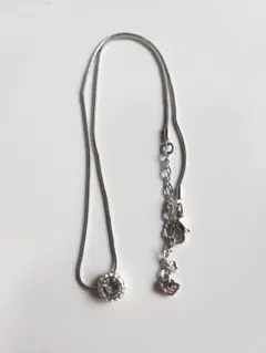 【美品】スワロフスキー 一粒クリスタル ネックレス 高島屋ケース付 スワン刻印