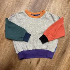 MARKEY'S クレイジーパターン マルチカラー　トレーナー 110cm