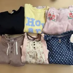 キッズ長袖トップスセット 6点