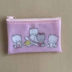 【新品】サンリオキャラクターズ フラットポーチ ニャニィニュニェニョン