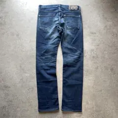 《廃盤》 00s Lee fade denim 鬼ヒゲ ハチノス 日本製 101