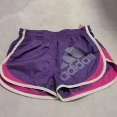 adidas ランニング レディース ショートパンツ パープル×ピンクのサムネイル