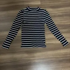 Ehyphen world gallery ストライプ長袖セーター