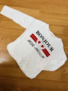 ZARAキッズ⭐︎ザラ⭐︎116cm⭐︎コットン⭐︎ロゴT⭐︎美品⭐︎ホワイト⭐︎