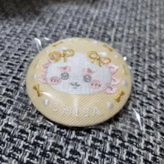 ちいかわ 刺繍缶バッジ ビスケット2 シーサー