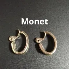 MONET　モネ　フープイヤリング　ヴィンテージ　シェル　螺鈿