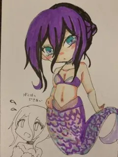 ファンアート チェンソーマン レゼ 人魚Ver.のサムネイル