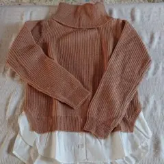 ヘザー タートルニット