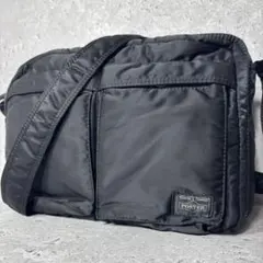 極美品・廃盤品✨ PORTER TUNKER ショルダーバッグ 2層 ブラックのサムネイル
